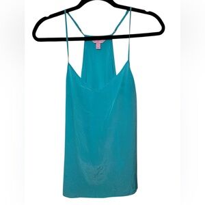 Lilly Pulitzer Silk‎ Cami in Water Lilly Size Small Adjustable Straps Preppy